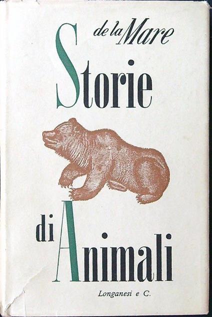 Storie di animali - Walter de la Mare - copertina