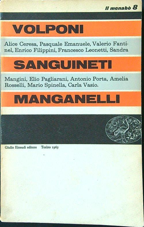 Il menabò n. 8/1965 - Vittorini - copertina