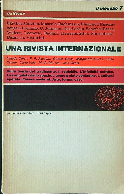 Il menabò n. 7/1964 - Vittorini - copertina