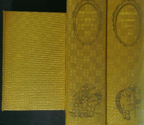 Le  novelle 3 vv - Guy De Maupassant - copertina