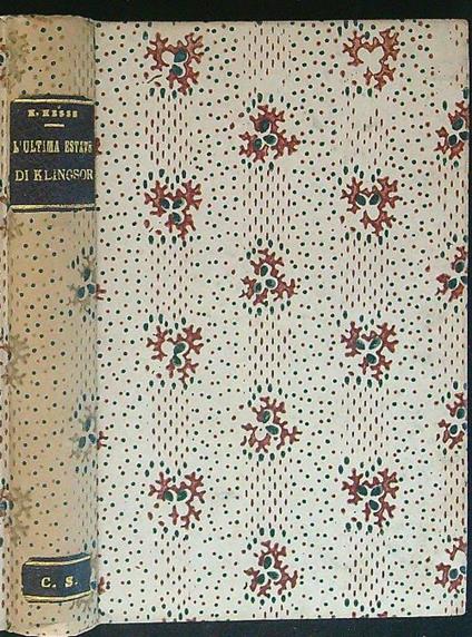 L' ultima estate di Klingsor - Hermann Hesse - copertina