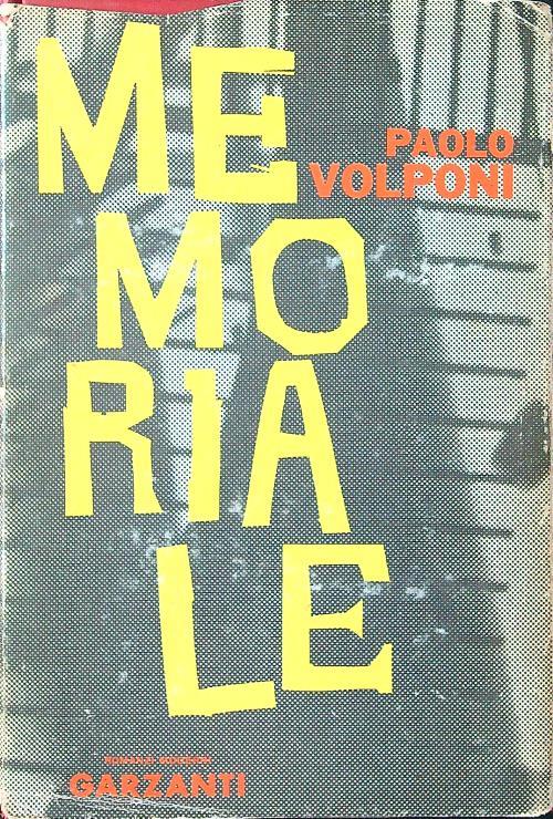 Memoriale - Paolo Volponi - copertina