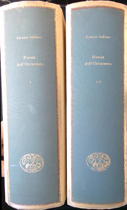 Poesia dell'Ottocento 2 voll. - Muscetta - copertina