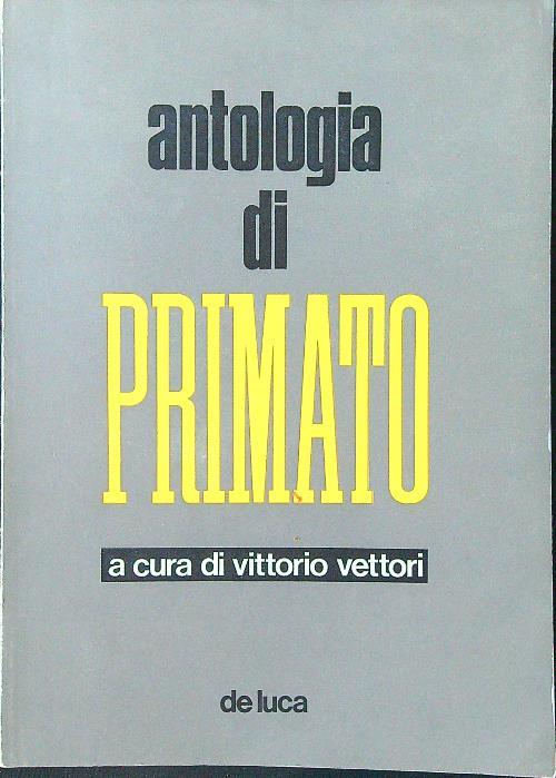 Antologia di Primato - Vittorio Vettori - copertina
