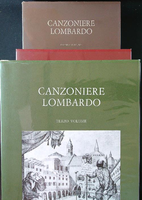 Canzoniere lombardo 3 voll. - copertina
