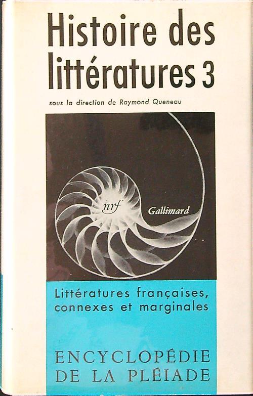 Histoire des litteratures tome 3