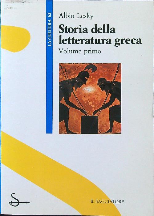 Storia della letteratura greca vol. I - Albin Lesky - copertina