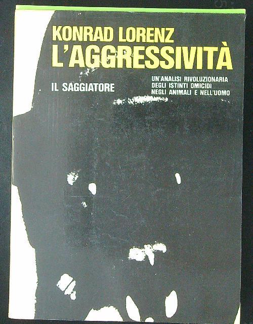 L' aggressività - Konrad Lorenz - copertina