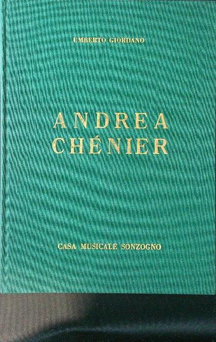 Andrea Chenier - Umberto Giordano - copertina
