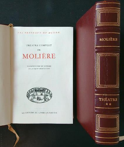 Theatre complet de Moliere 2 tomes - copertina