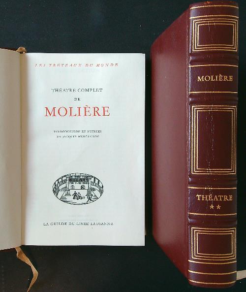 Theatre complet de Moliere 2 tomes - copertina