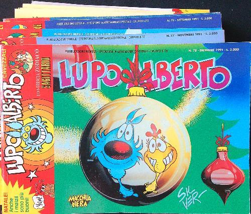 Lupo Alberto 1991 raccolta 12 numeri - Silver - copertina