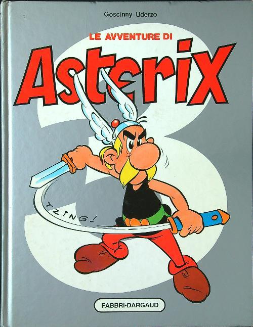 Le avventure di Asterix 3 - Goscinny - copertina