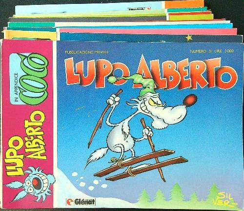 Lupo Alberto 1988 raccolta 12 numeri - Silver - copertina