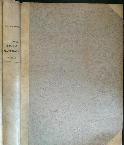 Storia naturale 4 vv - M. Craveri - copertina