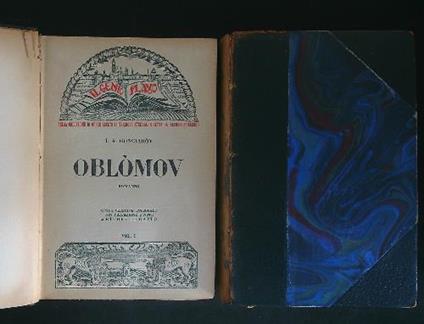 Oblomov 2 vv DA RILEGARE - I. A. Gonciarov - copertina