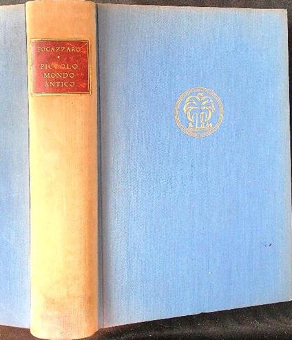 Piccolo mondo antico - Antonio Fogazzaro - copertina