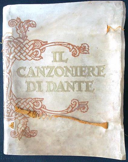 Il canzoniere di Dante - Dante Alighieri - copertina