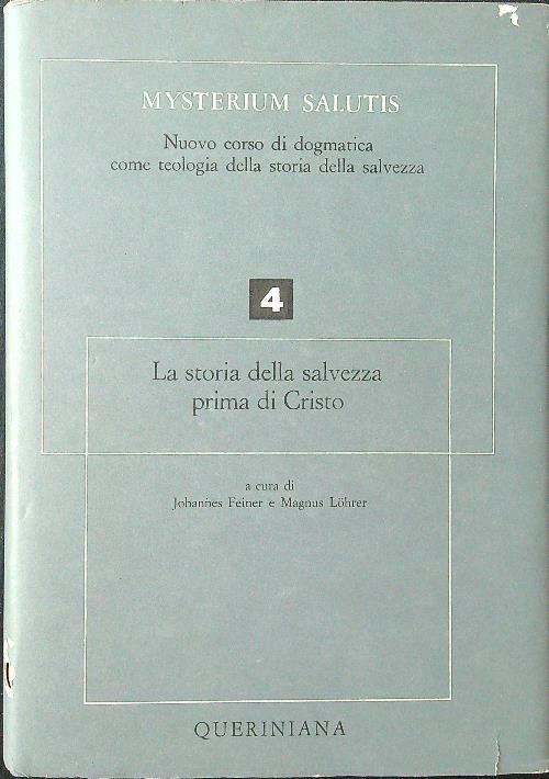 La storia della salvezza prima di Cristo parte II - Feiner - copertina