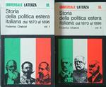 Storia della politica estera italiana dal 1870 al 1896 - 2 Volumi