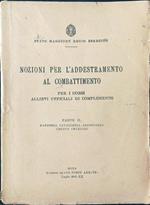 Nozioni per l'addestramento al combattimento parte II