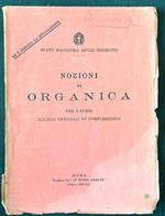 Nozioni di organica per i corsi Allievi ufficiali di complemento