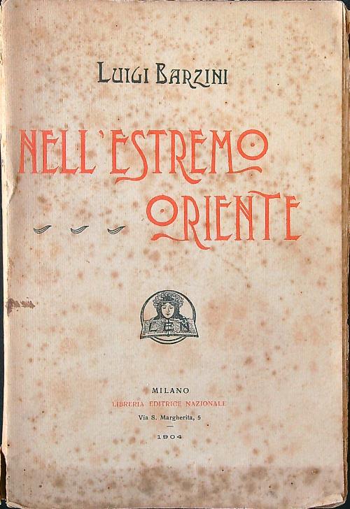 Nell'estremo oriente - Luigi Barzini - copertina