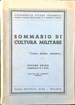 Sommario di cultura militare vol. I