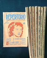 Repertorio nuova serie numeri da 1 a 8/1949