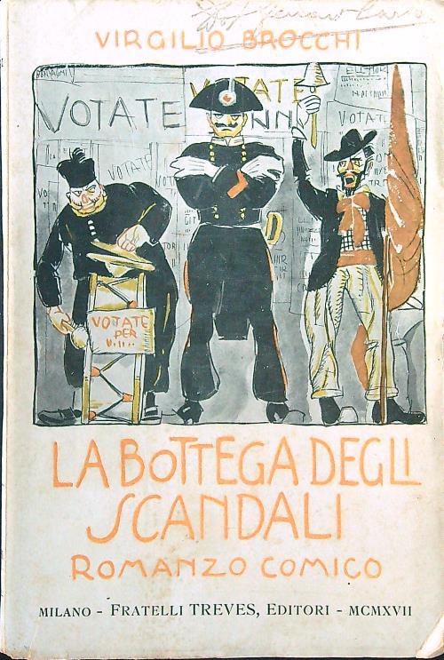 La bottega degli scandali - Virgilio Brocchi - copertina