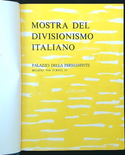 Mostra del Divisionismo italiano - copertina