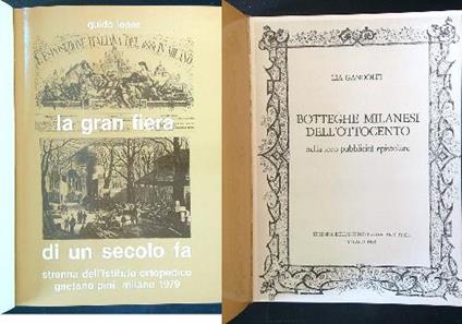 La gran fiera di un secolo fa - Botteghe milanesi dell'Ottocento - Lopez - copertina