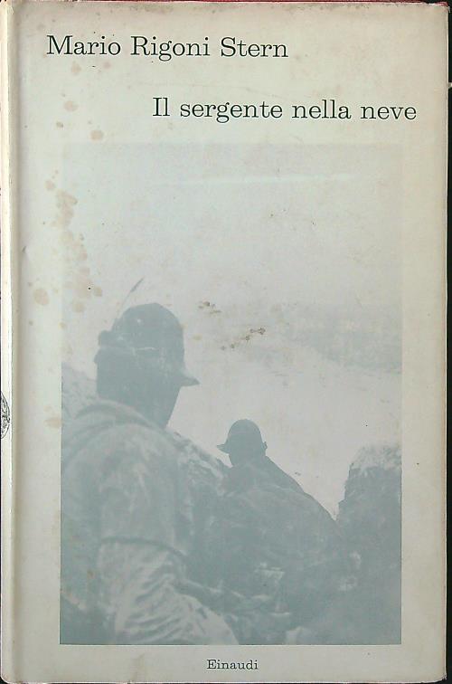 Il sergente nella neve - Mario Rigoni Stern - copertina