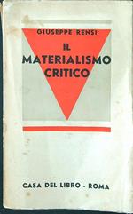 Il materialismo critico