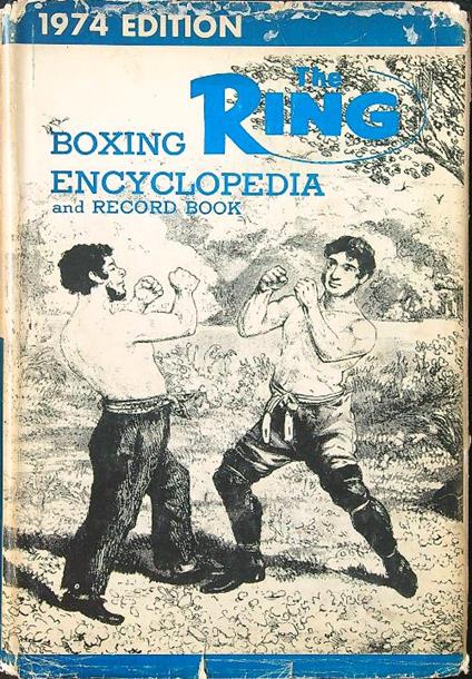 The  1974 Ring Boxing Encyclopedia and Record Book - copertina