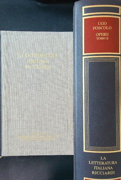 Opere 2 voll. - Ugo Foscolo - copertina
