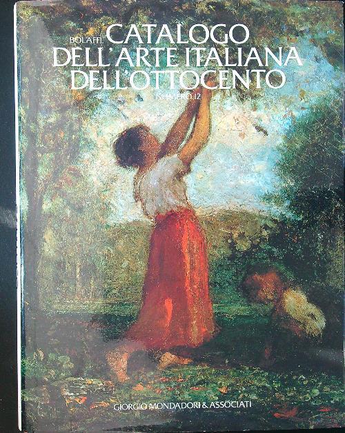 Bolaffi Catalogo dell'arte italiana dell'Ottocento n. 12 - copertina