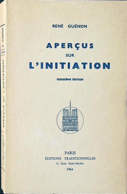 Apercus sur l'initiation - Renè Guenon - copertina