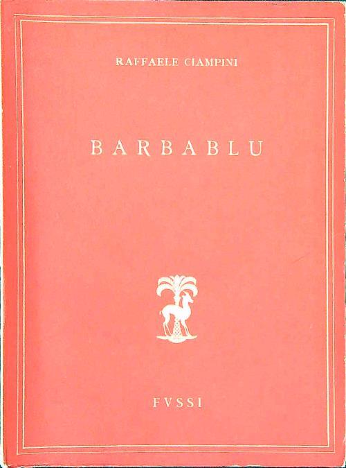 Barbablu - Raffaele Ciampini - copertina