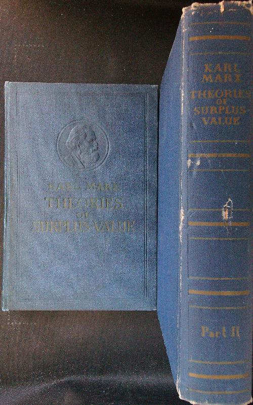 Theories of surplus-value 2 voll. - Karl Marx - copertina