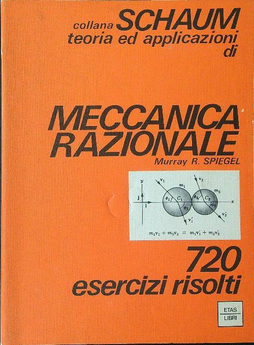 Meccanica razionale  - Murray R. Spiegel - copertina