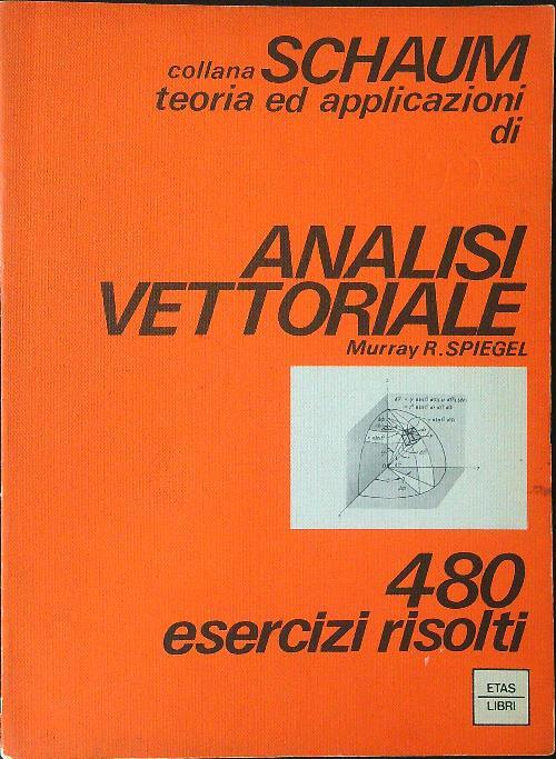 Analisi vettoriale - Murray R. Spiegel - copertina