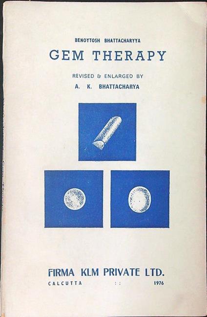 Gem therapy - A. K. Bhattacharya - copertina