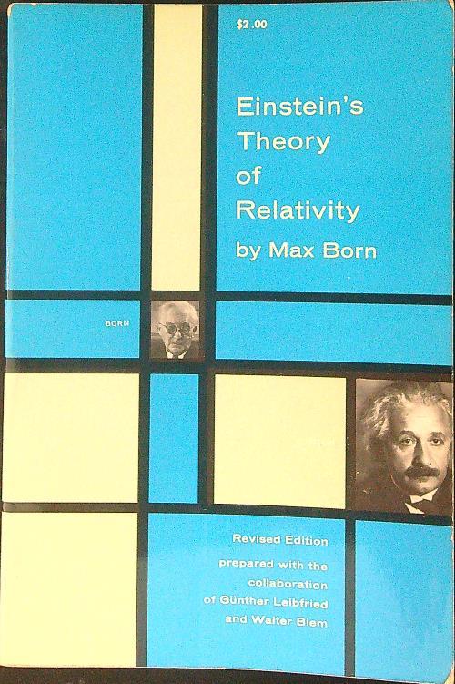 Einstein's theory of relativity - Max Born - copertina