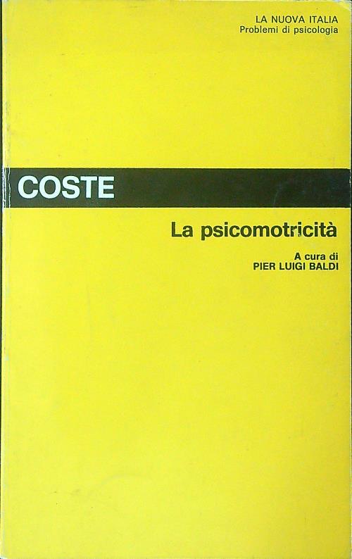 La  psicomotricità - Coste - copertina