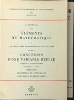 Elements de mathematique I Livre IV Fonctions d'une variable reelle