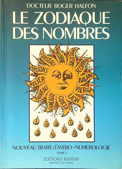 Le  zodiaque des nombres - Roger Halfon - copertina