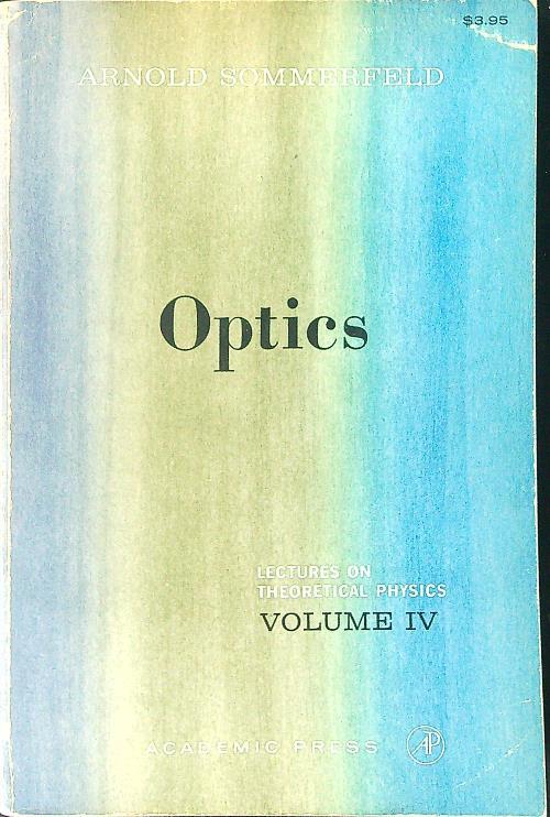 Optics - Arnold Sommerfeld - copertina