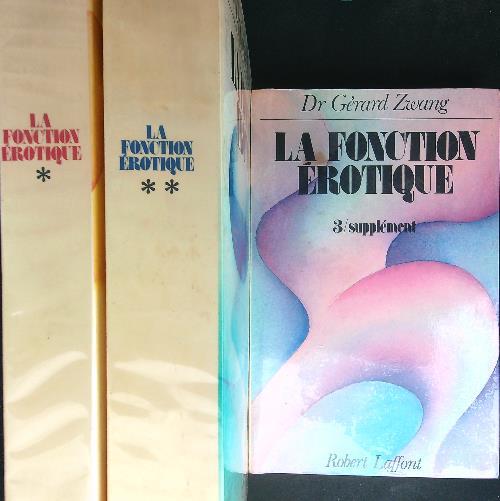 Le  fonction erotique - Gerard Zwang - copertina