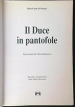 Il  duce in pantofole